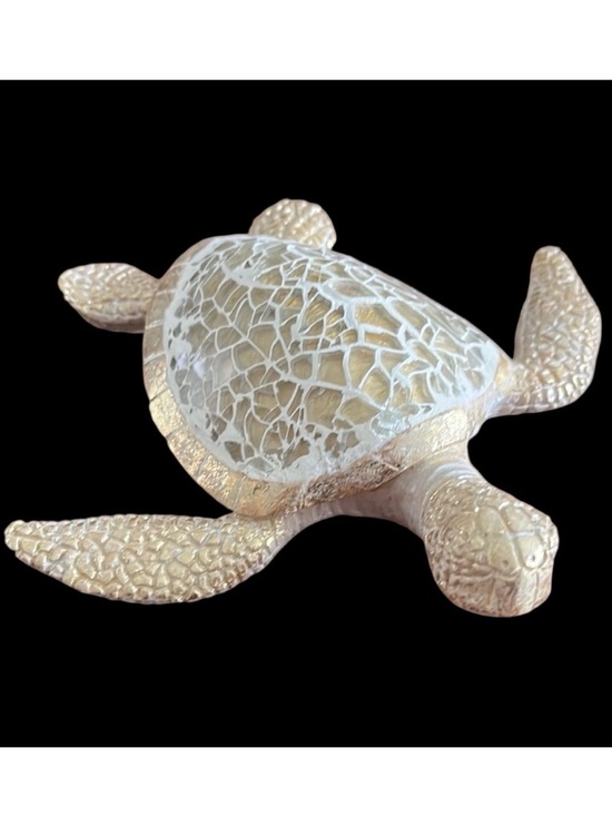 Other - NWT Elegant Gold and Cream Sea Turtle Figurine